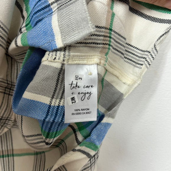 NIC+ZOE Here to There Plaid Button-Up Shirt Size XXL - Picture 8 of 12